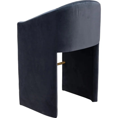 Emas Barstool Midnight Gray - LOOMLAN - Zuo Modern - Bar Stools