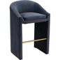 Emas Barstool Midnight Gray - LOOMLAN - Zuo Modern - Bar Stools
