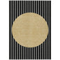 Ember Black Washable Indoor-Outdoor Rug-Outdoor Rugs-LOOMLAN Rugs-2'6" x 3'10"-LOOMLAN