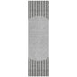 Ember Gray Washable Indoor-Outdoor Rug-Outdoor Rugs-LOOMLAN Rugs-2'3" x 7'6"-LOOMLAN