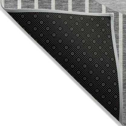 Ember Gray Washable Indoor-Outdoor Rug-Outdoor Rugs-LOOMLAN Rugs-LOOMLAN