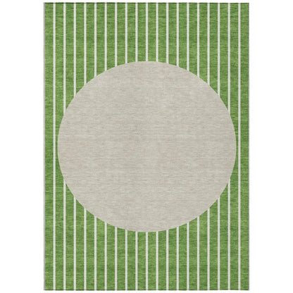 Ember Green Washable Indoor-Outdoor Rug-Outdoor Rugs-LOOMLAN Rugs-2'6" x 3'10"-LOOMLAN