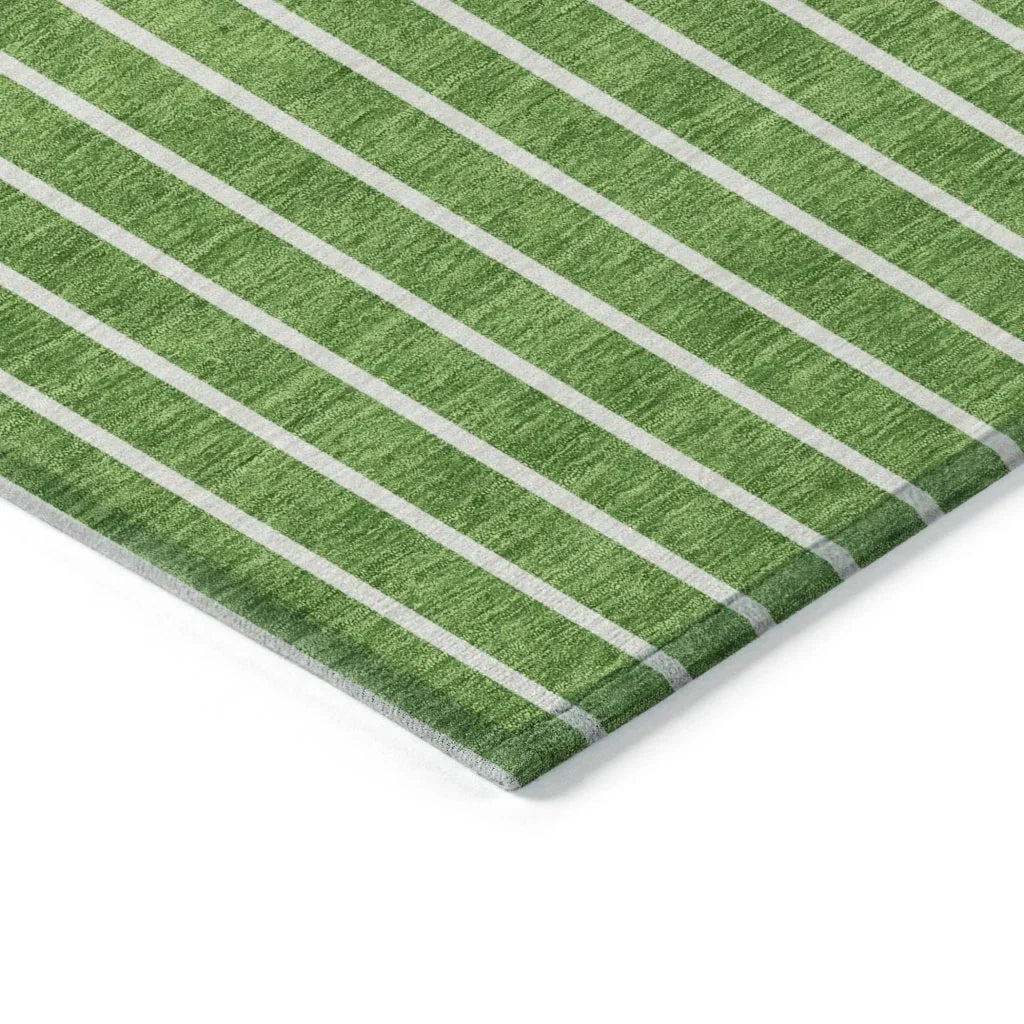Ember Green Washable Indoor-Outdoor Rug-Outdoor Rugs-LOOMLAN Rugs-LOOMLAN