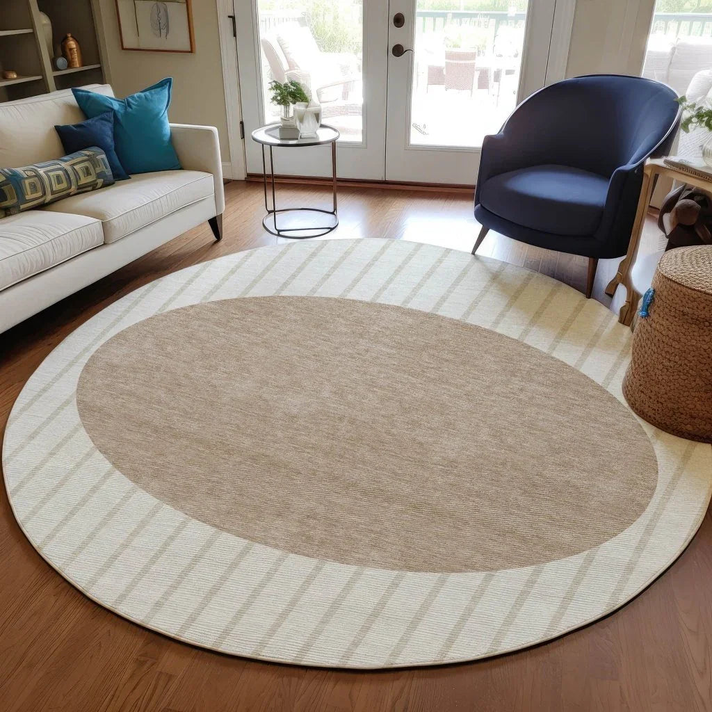 Ember Ivory Washable Indoor-Outdoor Rug-Outdoor Rugs-LOOMLAN Rugs-LOOMLAN