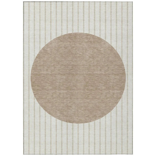 Ember Ivory Washable Indoor-Outdoor Rug-Outdoor Rugs-LOOMLAN Rugs-2'6" x 3'10"-LOOMLAN