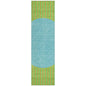Ember Lime Washable Indoor-Outdoor Rug-Outdoor Rugs-LOOMLAN Rugs-2'3" x 7'6"-LOOMLAN