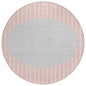 Ember Pink Washable Indoor-Outdoor Rug-Outdoor Rugs-LOOMLAN Rugs-8' x 8'-LOOMLAN