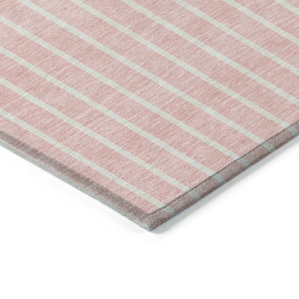 Ember Pink Washable Indoor-Outdoor Rug-Outdoor Rugs-LOOMLAN Rugs-LOOMLAN