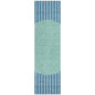 Ember Teal Washable Indoor-Outdoor Rug-Outdoor Rugs-LOOMLAN Rugs-2'3" x 7'6"-LOOMLAN