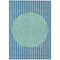 Ember Teal Washable Indoor-Outdoor Rug-Outdoor Rugs-LOOMLAN Rugs-2'6" x 3'10"-LOOMLAN