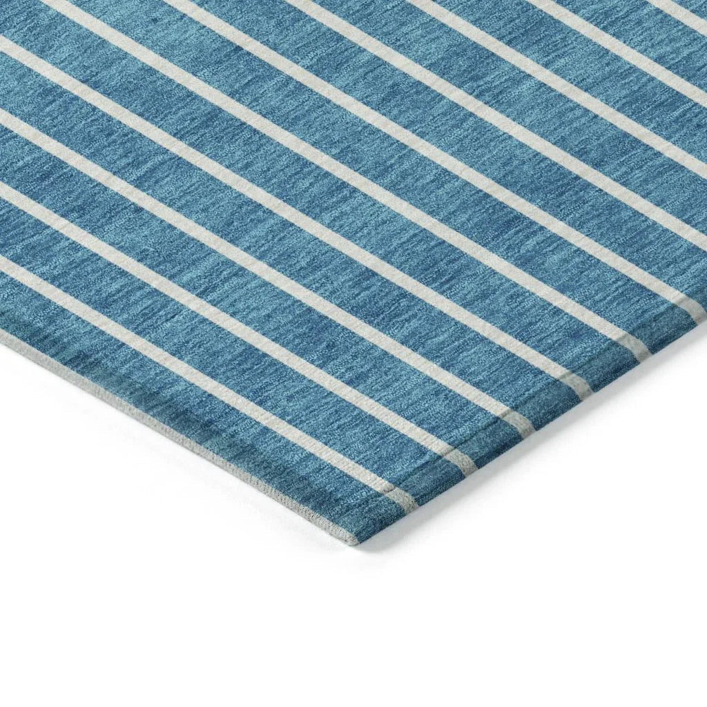 Ember Teal Washable Indoor-Outdoor Rug-Outdoor Rugs-LOOMLAN Rugs-LOOMLAN