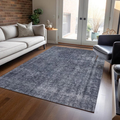 Emberith Blue Washable Indoor - Outdoor Rug - LOOMLAN - LOOMLAN Rugs - Outdoor Rugs
