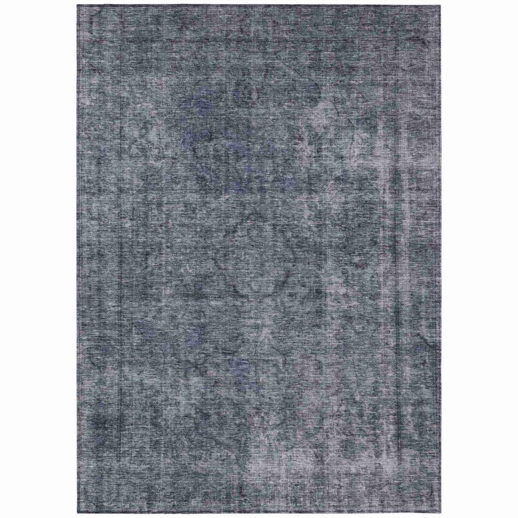 Emberith Blue Washable Indoor - Outdoor Rug - LOOMLAN - LOOMLAN Rugs - Outdoor Rugs