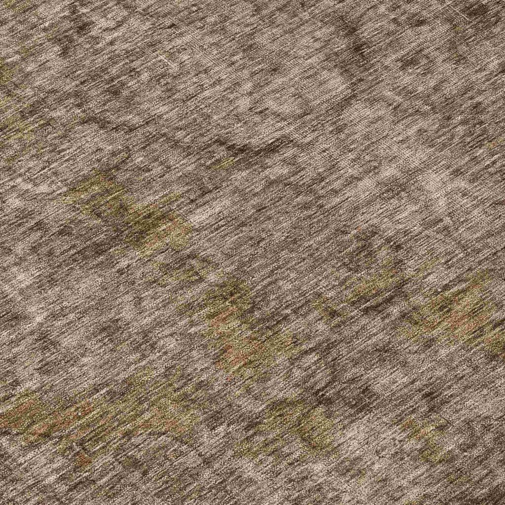 Emberith Brown Washable Indoor - Outdoor Rug - LOOMLAN - LOOMLAN Rugs - Outdoor Rugs