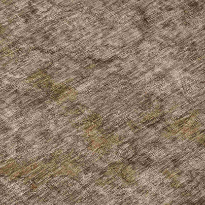 Emberith Brown Washable Indoor - Outdoor Rug - LOOMLAN - LOOMLAN Rugs - Outdoor Rugs