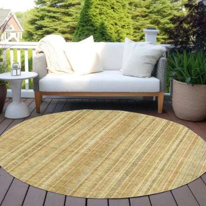 Emberith Gold Washable Indoor - Outdoor Rug - LOOMLAN - LOOMLAN Rugs - Outdoor Rugs