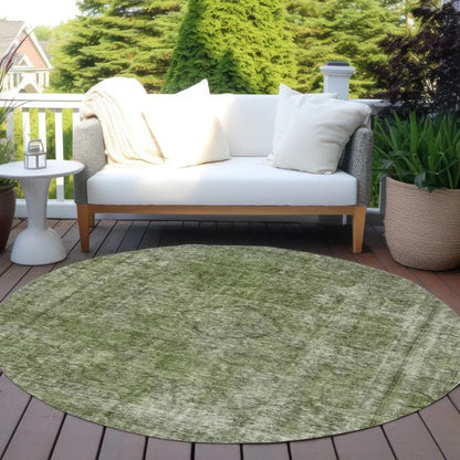 Emberith Green Washable Indoor - Outdoor Rug - LOOMLAN - LOOMLAN Rugs - Outdoor Rugs
