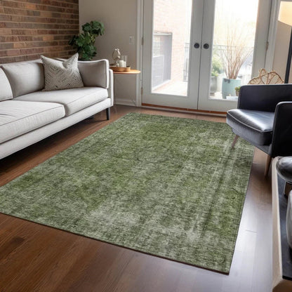 Emberith Green Washable Indoor - Outdoor Rug - LOOMLAN - LOOMLAN Rugs - Outdoor Rugs