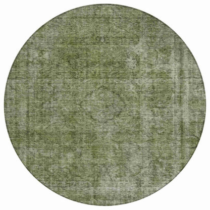 Emberith Green Washable Indoor - Outdoor Rug - LOOMLAN - LOOMLAN Rugs - Outdoor Rugs