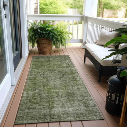 Emberith Green Washable Indoor - Outdoor Rug - LOOMLAN - LOOMLAN Rugs - Outdoor Rugs