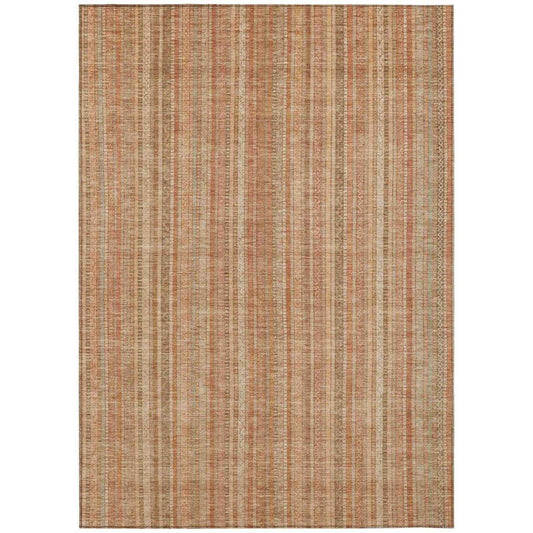 Emberith Orange Washable Indoor - Outdoor Rug - LOOMLAN - LOOMLAN Rugs - Outdoor Rugs