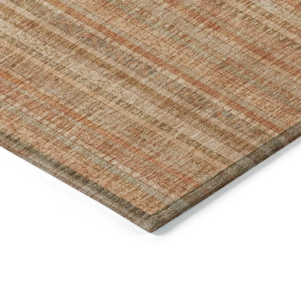 Emberith Orange Washable Indoor - Outdoor Rug - LOOMLAN - LOOMLAN Rugs - Outdoor Rugs
