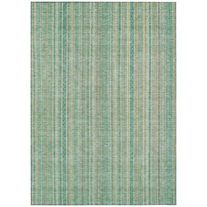 Emberith Teal Washable Indoor - Outdoor Rug - LOOMLAN - LOOMLAN Rugs - Outdoor Rugs