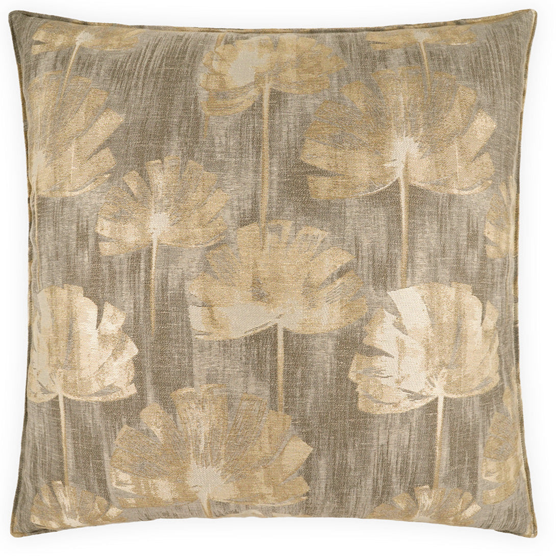 Emberleaf Textured Fabric Throw Pillow