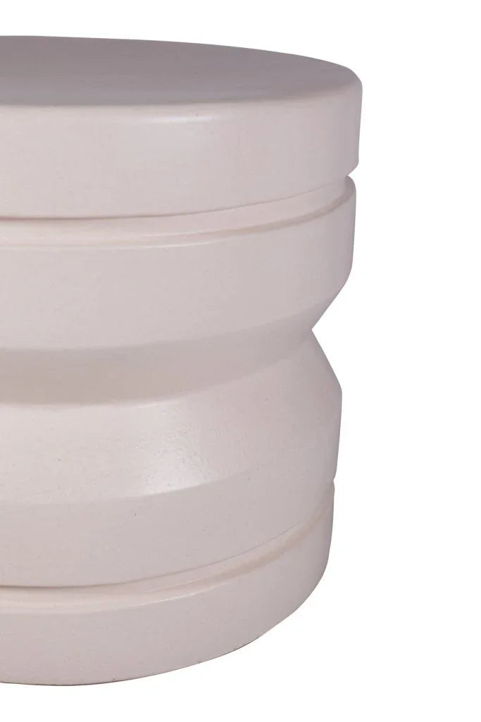 Embrace Glazed Ceramic Patio Accent Table - LOOMLAN - Seasonal Living - Outdoor Side Tables