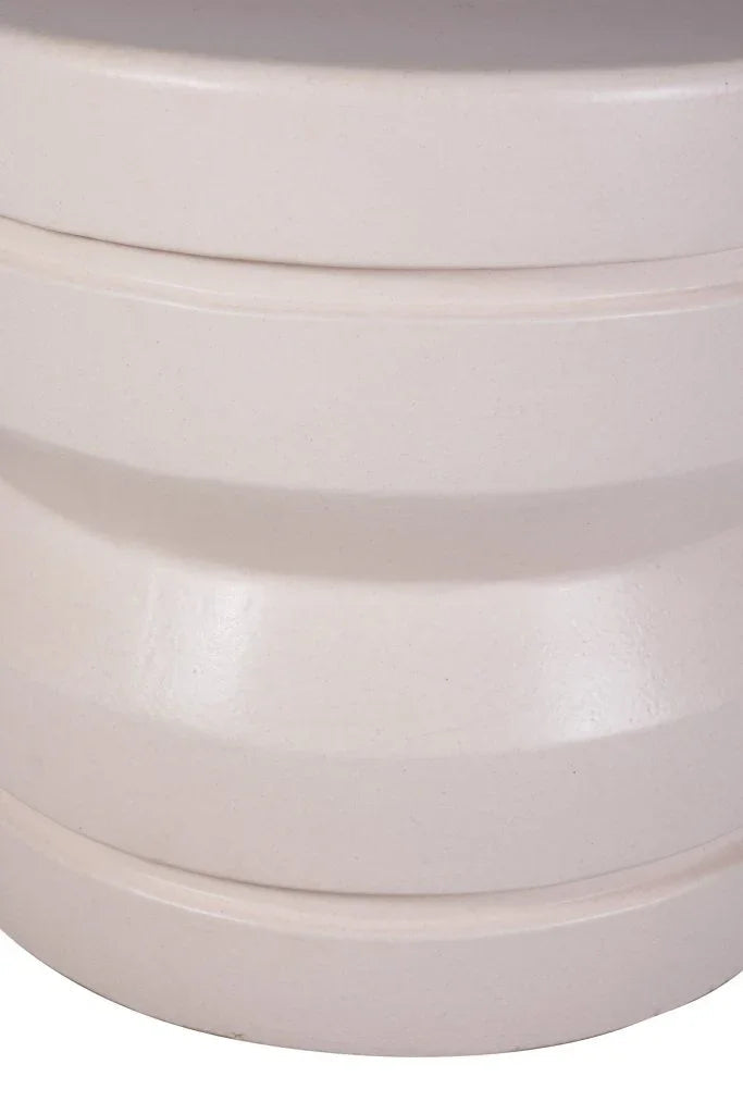 Embrace Glazed Ceramic Patio Accent Table - LOOMLAN - Seasonal Living - Outdoor Side Tables