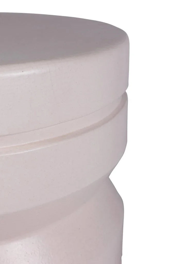 Embrace Glazed Ceramic Patio Accent Table - LOOMLAN - Seasonal Living - Outdoor Side Tables