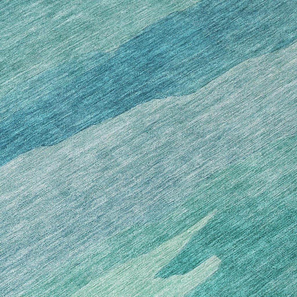 Embre Teal Washable Indoor - Outdoor Rug - LOOMLAN - LOOMLAN Rugs - Outdoor Rugs