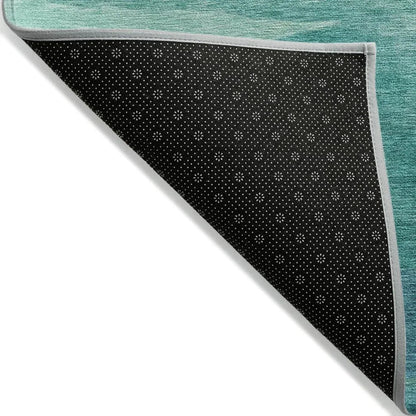 Embre Teal Washable Indoor - Outdoor Rug - LOOMLAN - LOOMLAN Rugs - Outdoor Rugs