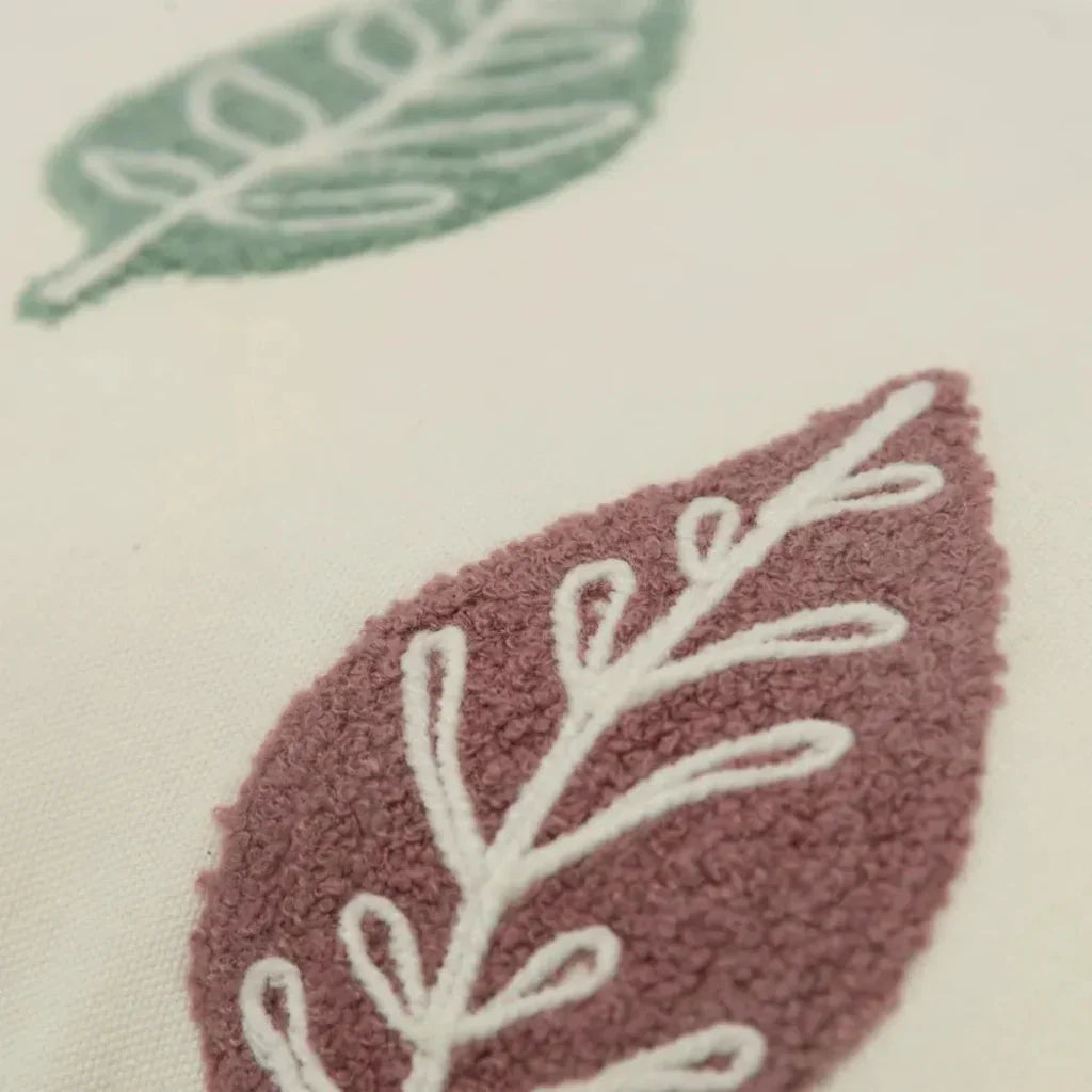 Embroidered Gold Lumbar Pillow With Insert - LOOMLAN - LOOMLAN - Throw Pillows