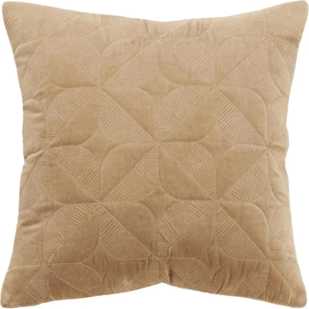 Embroidered Orange Brown Couch Pillow Insert - LOOMLAN - LOOMLAN - Throw Pillows