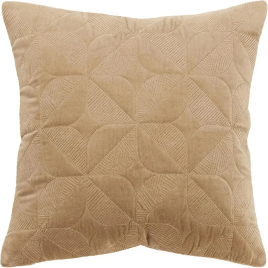 Embroidered Orange Brown Couch Pillow Insert - LOOMLAN - LOOMLAN - Throw Pillows