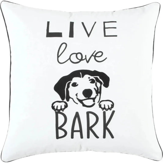 Embroidery White Decorative Couch Pillows Down Insert - LOOMLAN - LOOMLAN - Throw Pillows