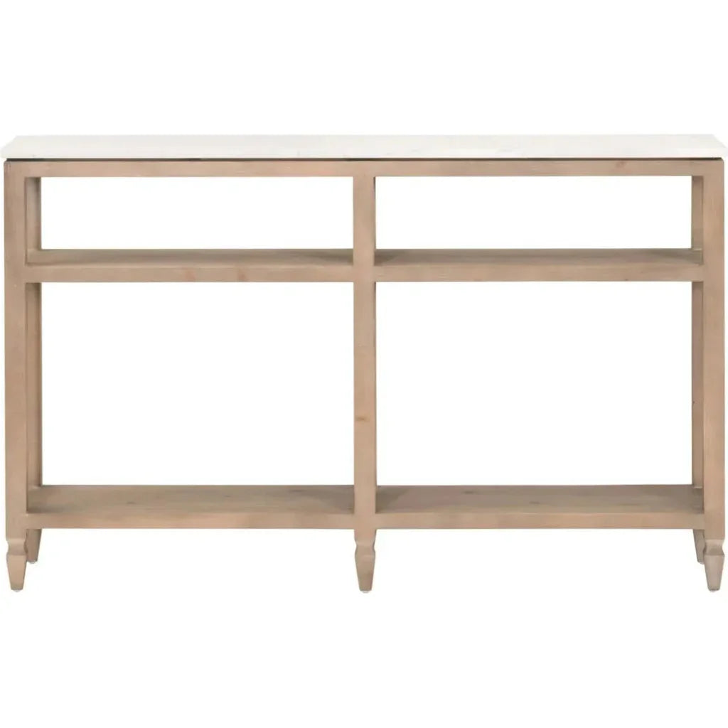 Emerie 11" Narrow Console Table With Shelves - LOOMLAN - Essentials For Living - Console Tables