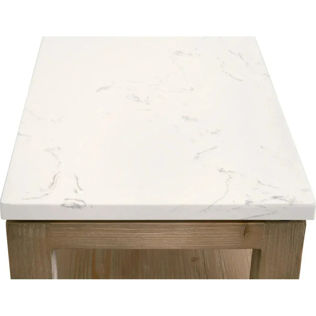 Emerie 11" Narrow Console Table With Shelves - LOOMLAN - Essentials For Living - Console Tables