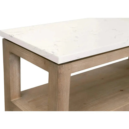 Emerie 11" Narrow Console Table With Shelves - LOOMLAN - Essentials For Living - Console Tables