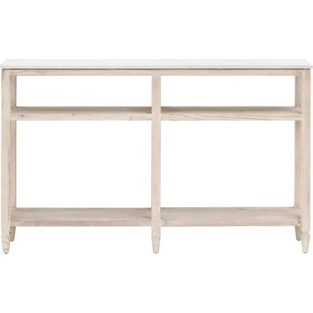 Emerie 11" Narrow Console Table With Shelves - LOOMLAN - Essentials For Living - Console Tables