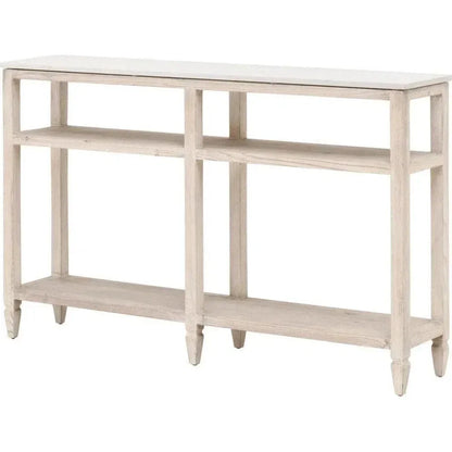 Emerie 11" Narrow Console Table With Shelves - LOOMLAN - Essentials For Living - Console Tables