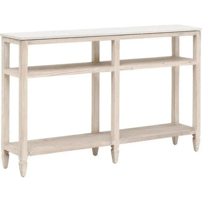 Emerie 11" Narrow Console Table With Shelves - LOOMLAN - Essentials For Living - Console Tables