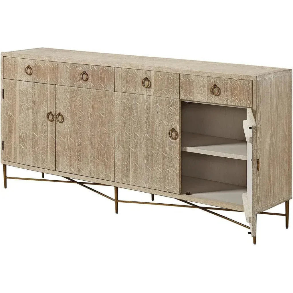 Emiko Four Drawer Server - LOOMLAN - Furniture Classics - Sideboards