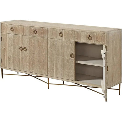 Emiko Four Drawer Server - LOOMLAN - Furniture Classics - Sideboards