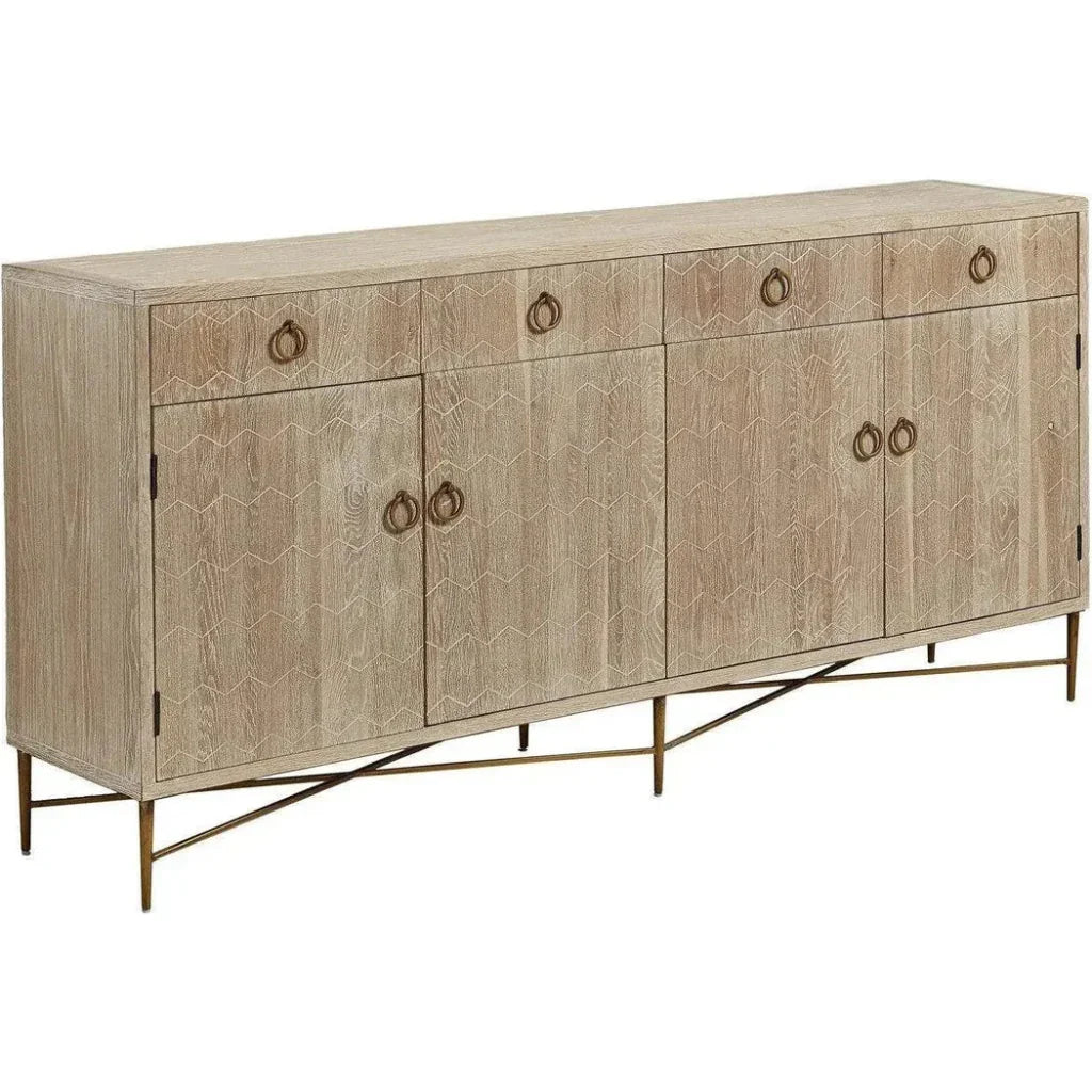 Emiko Four Drawer Server - LOOMLAN - Furniture Classics - Sideboards