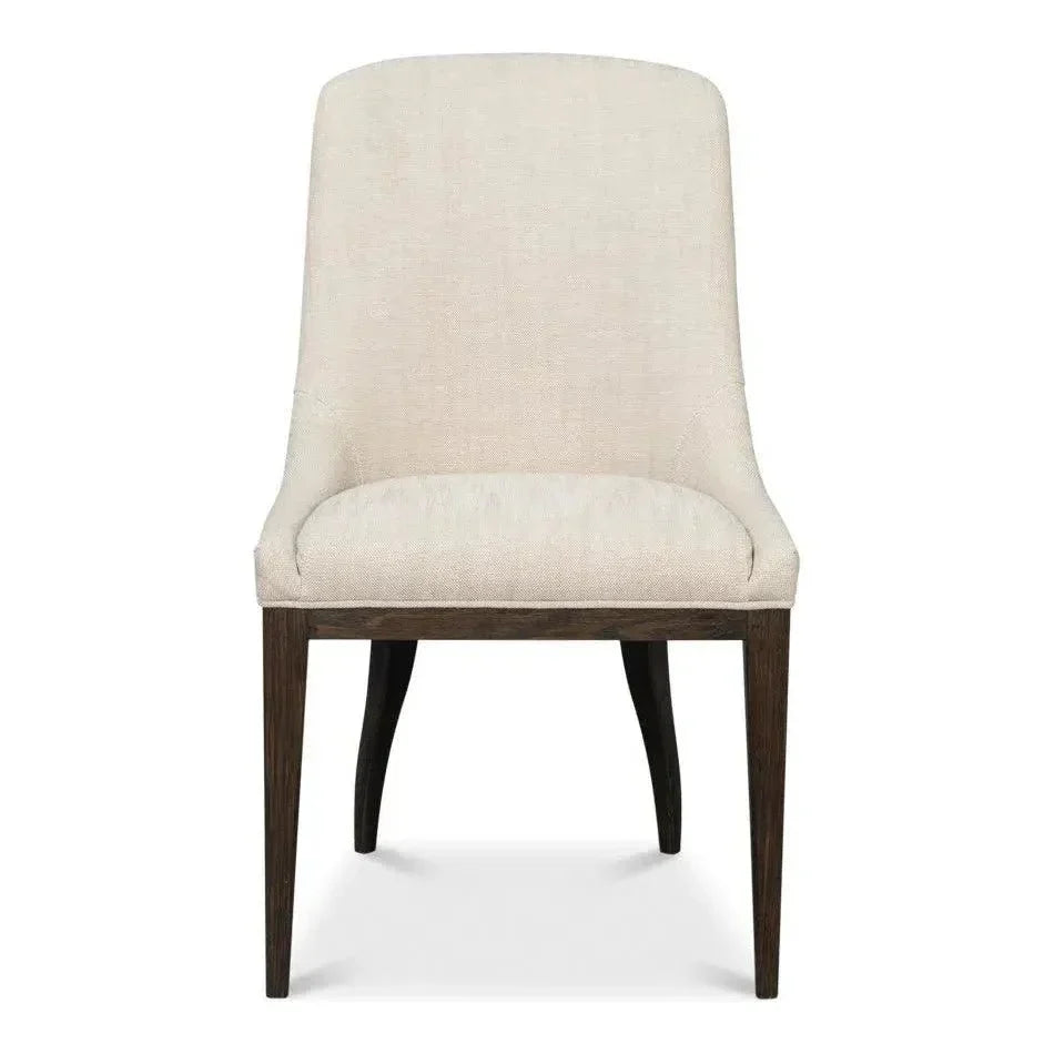 Emilio Grey Dining Chair - , Durable, Traditional 2PC - LOOMLAN - Sarreid - Dining Chairs