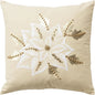 Emily Embroided Floral Decorative Pillows For Bed - LOOMLAN - LOOMLAN - Throw Pillows