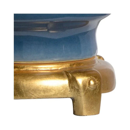 Emma Glazed Ceramic Made Table Lamp - LOOMLAN - Wildwood - Table Lamps