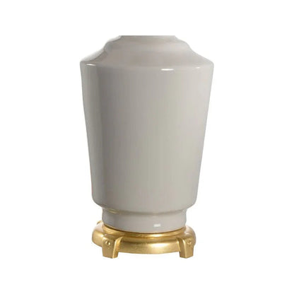 Emma Glazed Ceramic Made Table Lamp - LOOMLAN - Wildwood - Table Lamps